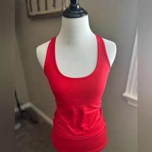 Red lululemon tank